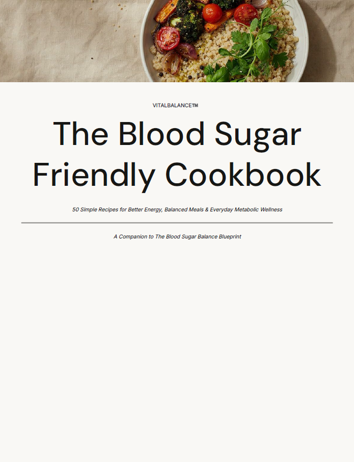 Blood Sugar Friendly Cookbook cover
