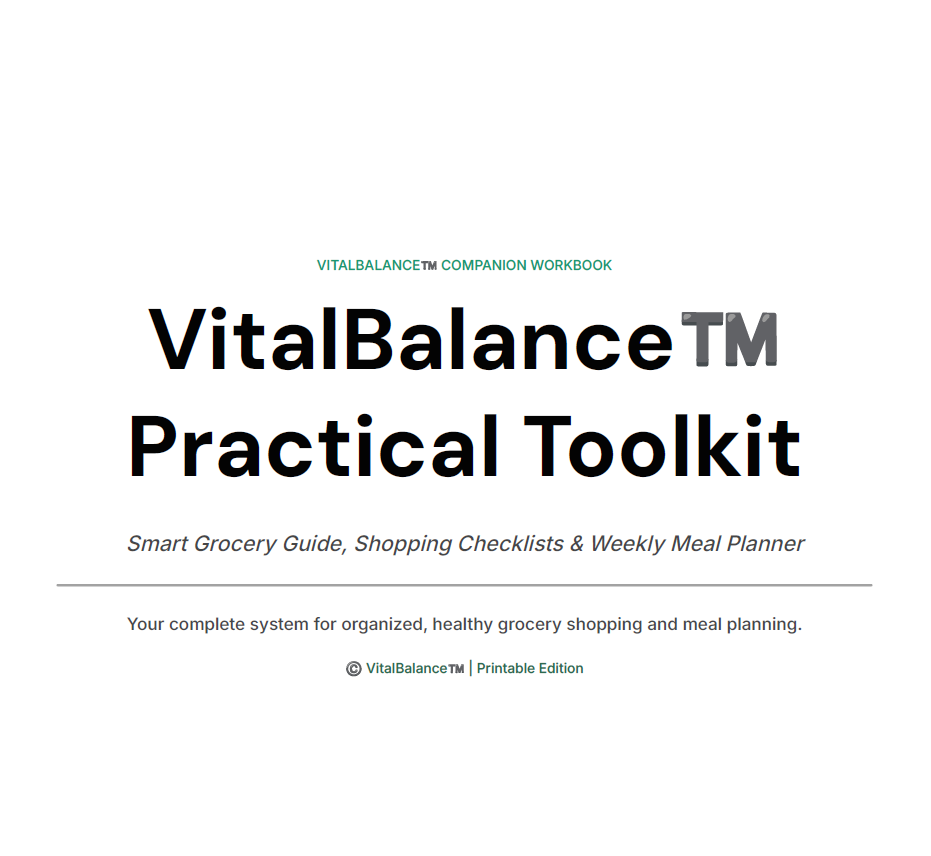 VitalBalance Practical Toolkit cover